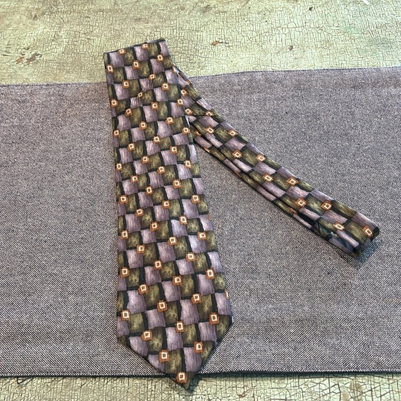 Vintage Cocktail Collection Silk Tie Tequila As Seen Under The Microscope Style - Picture 1 of 3